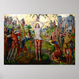 Märtyrertod von St. Sebastian (M 013) Poster
