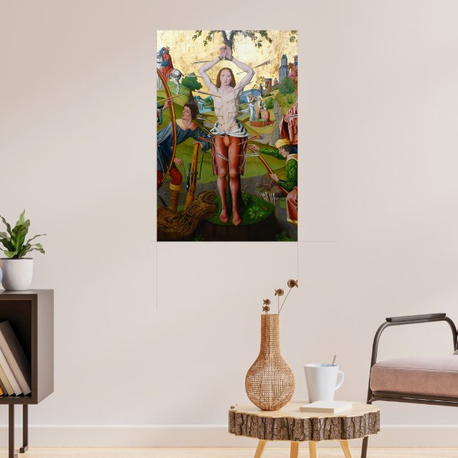 Märtyrertod von St. Sebastian (M 013) Poster (Wohnzimmer 3)