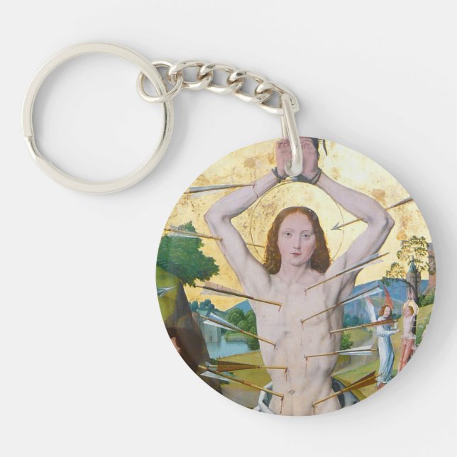 Märtyrertod von St. Sebastian (M 013) Schlüsselanhänger (Vorderseite)