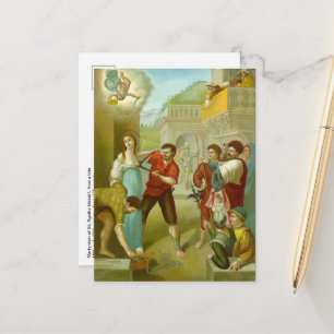 Martyrium der hl. Agatha (M 003) Postkarte #3