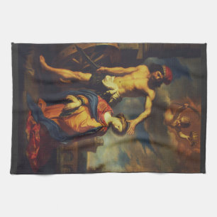 Martyrium der hl. Katharina Sacred Fine Art Collec Geschirrtuch