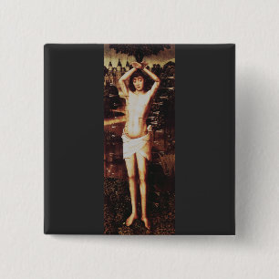 Martyrium des heiligen Sebastian Frühchristentum Button