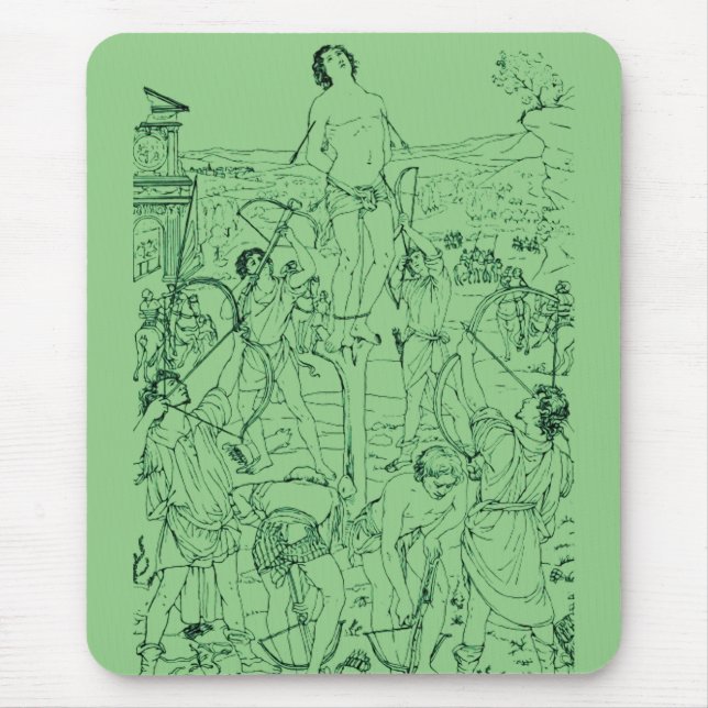 Martyrium des heiligen Sebastian Mousepad (Vorne)