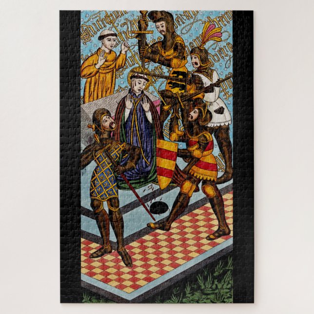 Martyrium des Heiligen Thomas von Canterbury Puzzle (Vertikal)