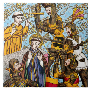 Martyrium des hl. Thomas Becket (M 031) Fliese
