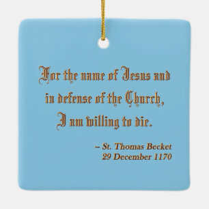 Martyrium des hl. Thomas Becket (M 031) Keramikornament