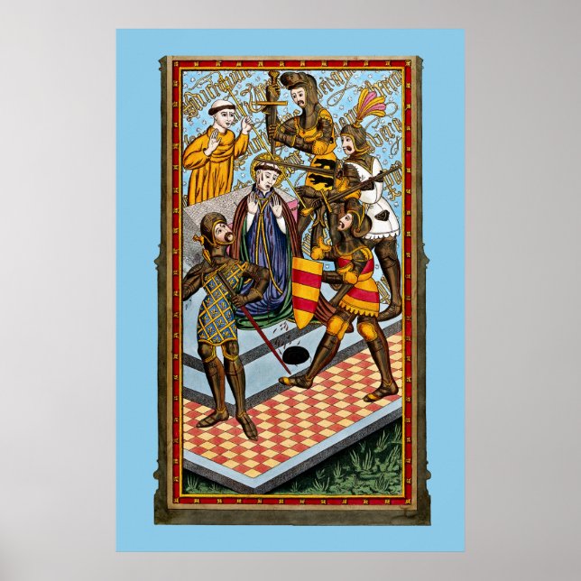 Martyrium des hl. Thomas Becket (M 031) Poster (Vorne)