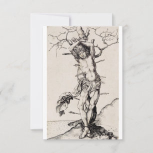 Martyrium Saint Sebastian von Martin Schongauer Dankeskarte