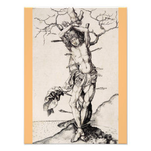 Martyrium Saint Sebastian von Martin Schongauer Fotodruck
