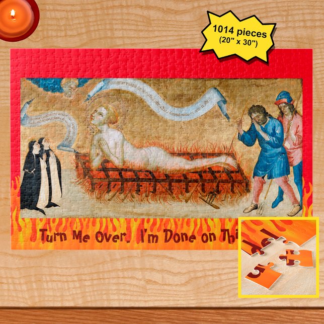 Martyrium von St. Lawrence mit zwei Nonnen (M 022) Puzzle (Von Creator hochgeladen)