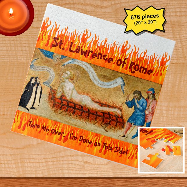 Martyrium von St. Lawrence mit zwei Nonnen (M 022) Puzzle (Von Creator hochgeladen)