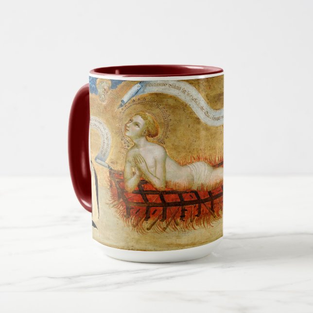 Martyrium von St. Lawrence mit zwei Nonnen (M 022) Tasse (Vorderseite Links)