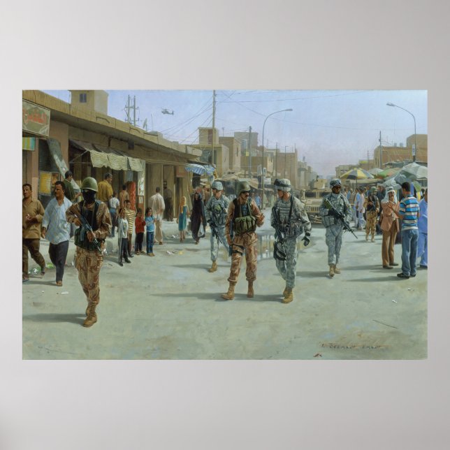 Martyrmarkt von Larry Selman Print Poster (Vorne)