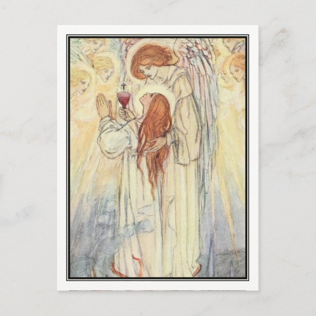 Martyrs Song von Florence Harrison Postkarte (Vorderseite)