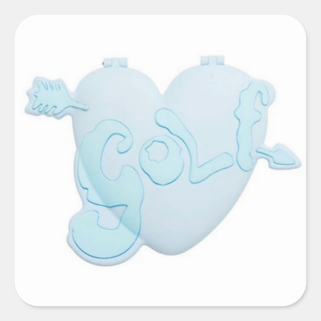 martysupreme  quadratischer aufkleber (Vorderseite)