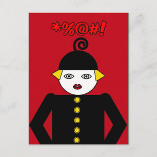 Martzkin Pop Art Postcard © 2012 M. Martz Postkarte
