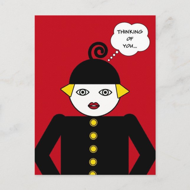 Martzkin Pop Art Postcard © 2012 M. Martz Postkarte (Vorderseite)