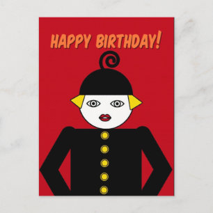 Martzkin Pop Art Postcard © 2012 M. Martz Postkarte