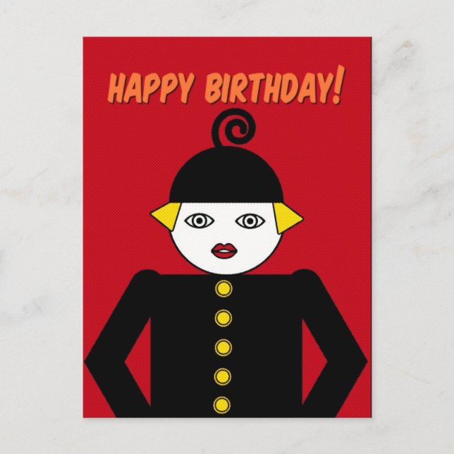 Martzkin Pop Art Postcard © 2012 M. Martz Postkarte (Vorderseite)
