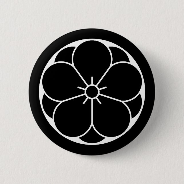 Maru ni Yaebaime Button (Vorderseite)