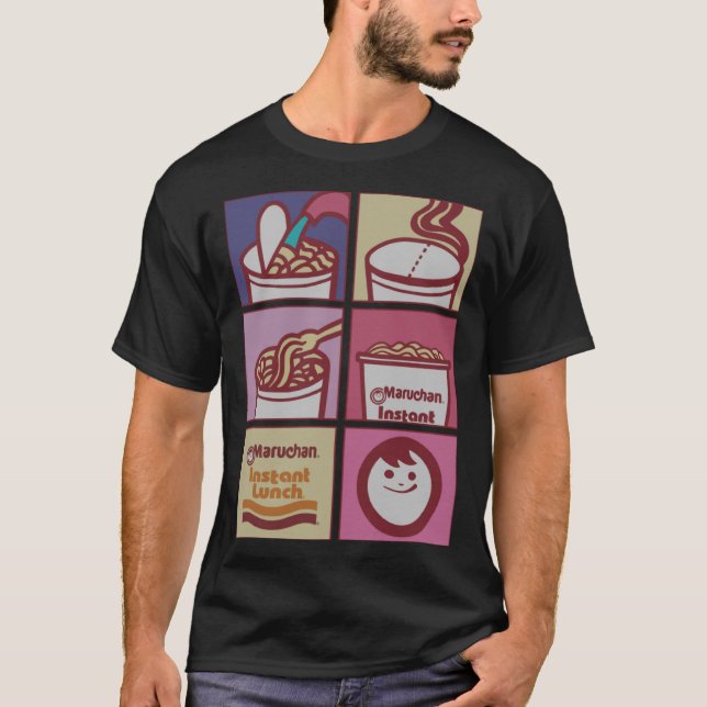 Maruchan Instant Lunch Boxed Up Cooking Instructio T-Shirt (Vorderseite)