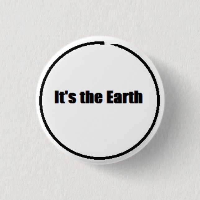 Marukaite Chikyuu Knopf Button (Vorderseite)