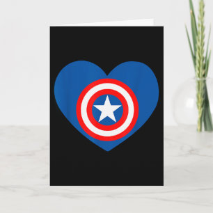 Marvel Captain America Avengers Herz Liebe Valenti Karte