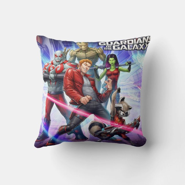 marvel comics Throw Pillow Kissen (Rückseite)