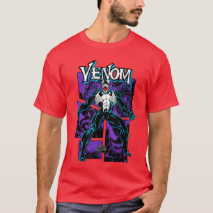 Marvel Comics Venom Vintage Bösewicht Comic Cover  T-Shirt