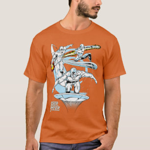 Marvel Comicshe Fantastic Four Vintage Silver Surf T-Shirt