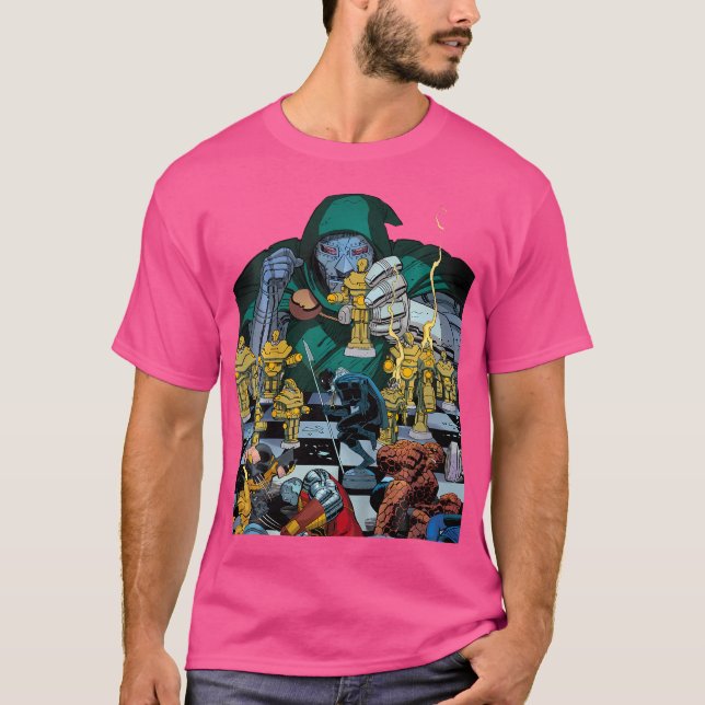 Marvel Doctor Doom Doomwar 3 Comic Cover T-Shirt (Vorderseite)