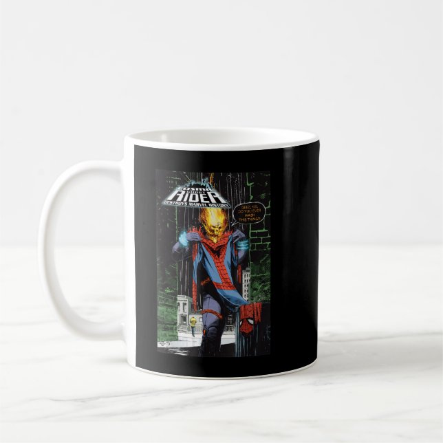 Marvel Ghost Rider zerstört Marvel History Comic B Kaffeetasse (Links)