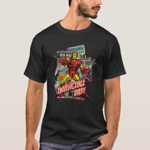 Marvel Iron Man Unbesiegbarer Vater Vatertag Comic T-Shirt