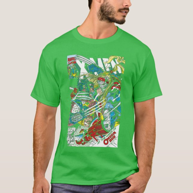 Marvel Omega Red Comic Buchcover Freunde T-Shirt (Vorderseite)