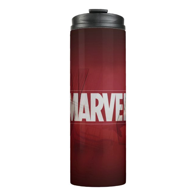 "Marvel Quencher: Superhero Sipper 🦸 ‍ ♂️ 💧 Thermosbecher (Vorderseite)