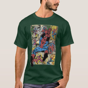 Marvel Retro Classic SpiderMan Vintage Nachtwander T-Shirt