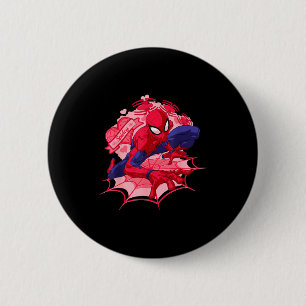Marvel Spider-man Hearts Valentinstag Button