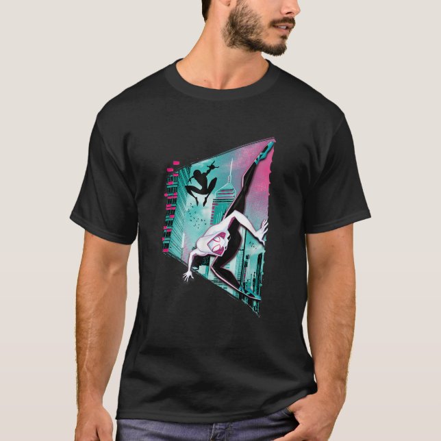 Marvel Spider Man Into the Spider Verse Geist Spid T-Shirt (Vorderseite)