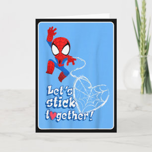 Marvel Spider-man Lass uns zusammenhalten Valentin Karte