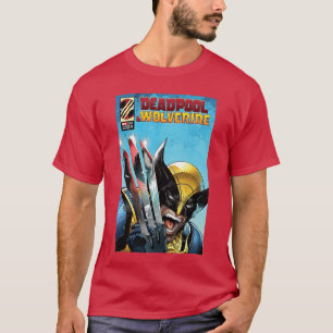 Marvel Studios Deadpool Wolverine Comic Cover Homm T-Shirt