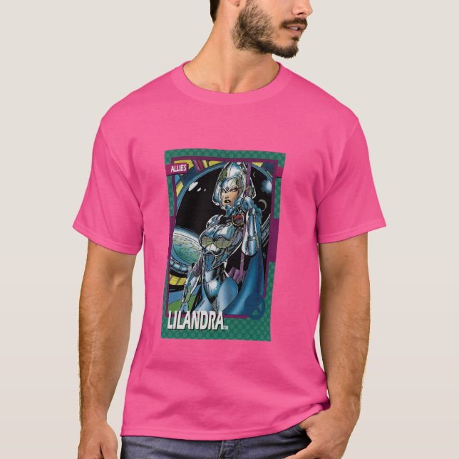 Marvel X-Men Lilandra Epic Portrait Allies Card Vi T-Shirt (Vorderseite)