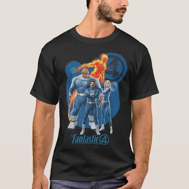 Marvelhe Fantastic Four First Steps Heroic Family  T-Shirt (Vorderseite)