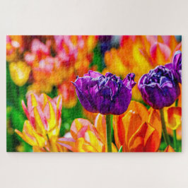 Marvelous Tulip Flowers Wir haben werbe Puzzle