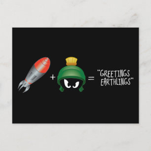 MARVIN DER MARTIAN™ Emoji-Gleichung Postkarte