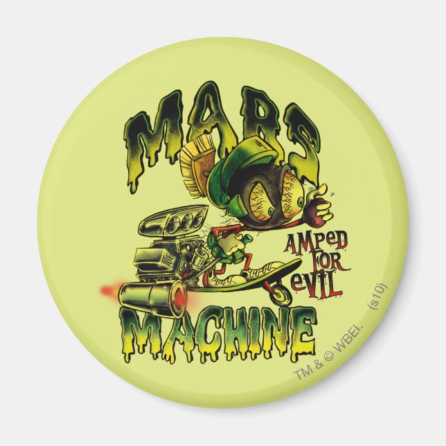 MARVIN DER MARTIAN™ Mars Magnet (Vorne)