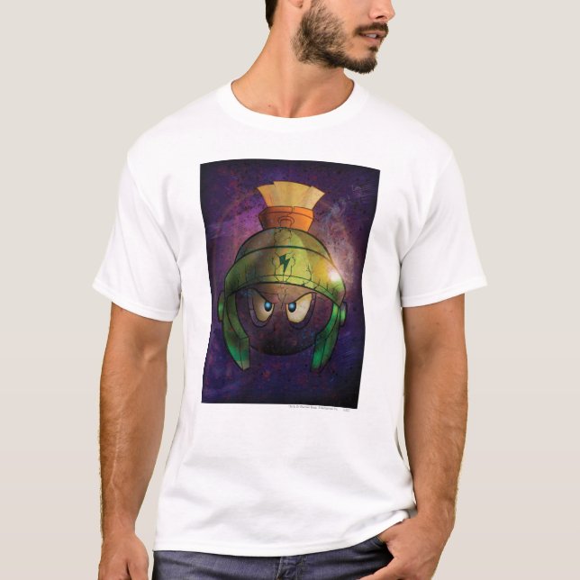 MARVIN DER MARTIAN™-Schlacht gehärtet T-Shirt (Vorderseite)
