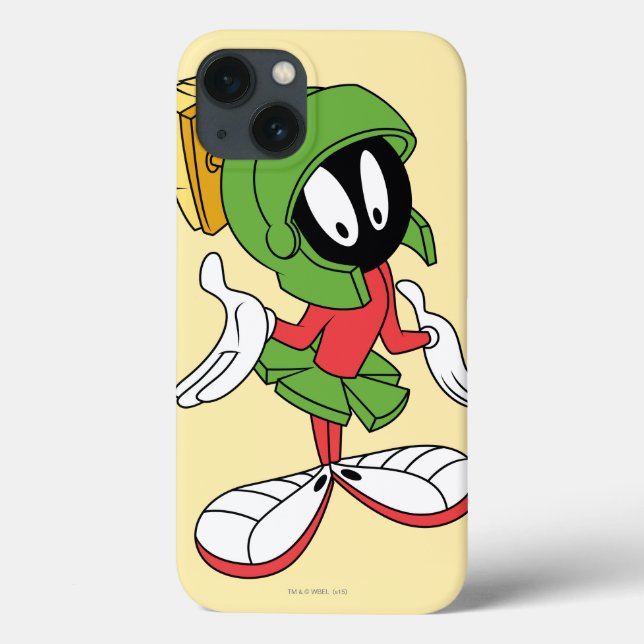 MARVIN DER MARTIAN™ Shrug Case-Mate iPhone Hülle (Rückseite)