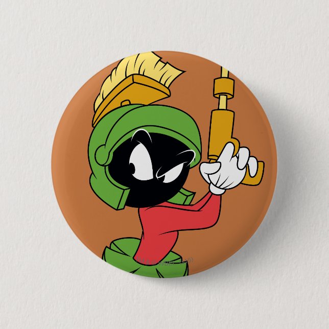 MARVIN DER MARTIANER™ Mit Laser Bereit Button (Vorderseite)