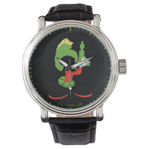 MARVIN DIE MARTIAN™-Silhouette mit Raygun Armbanduhr