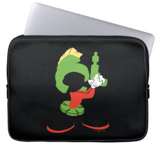 MARVIN DIE MARTIAN™-Silhouette mit Raygun Laptopschutzhülle